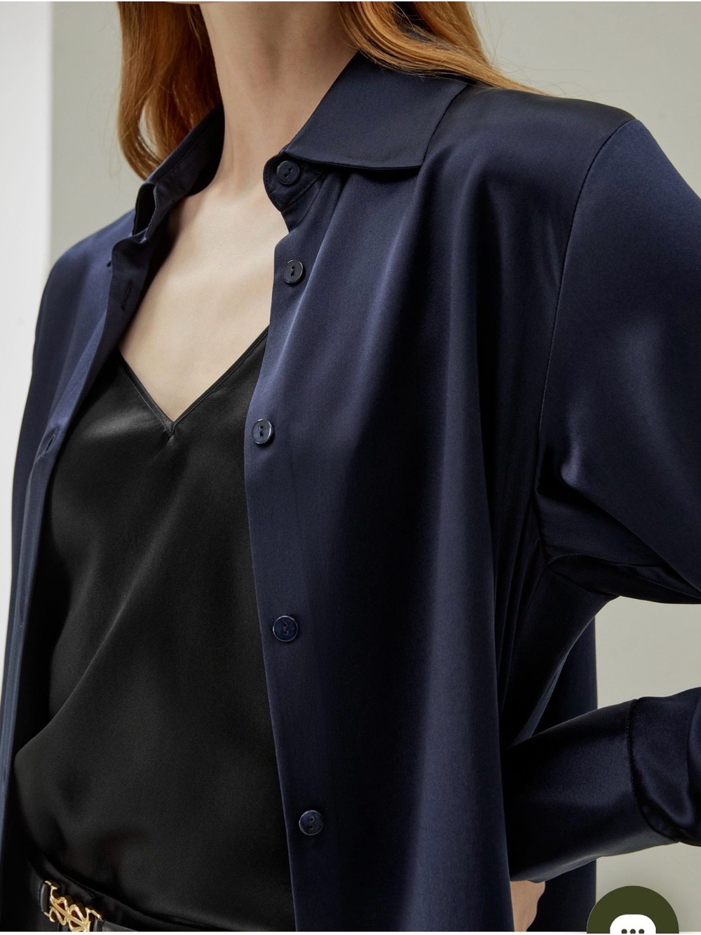 Lilysilk oversized button down shirt BNWT